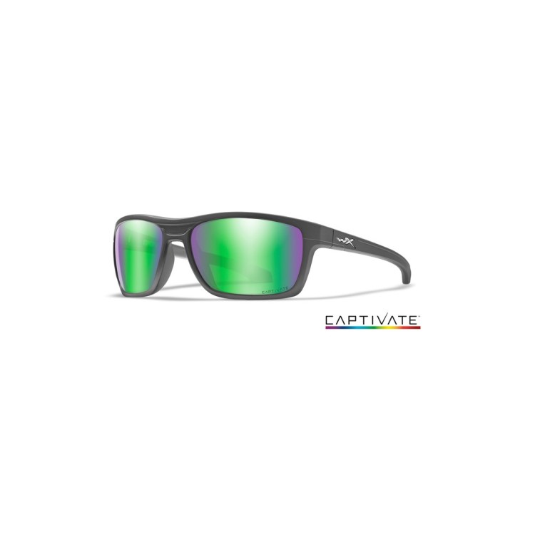 OCHELARI CU PROTECTIE BALISTICA MODEL KINGPIN CAPTIVATE - GREEN MIRROR - MATTE GRAPHITE FRAME
