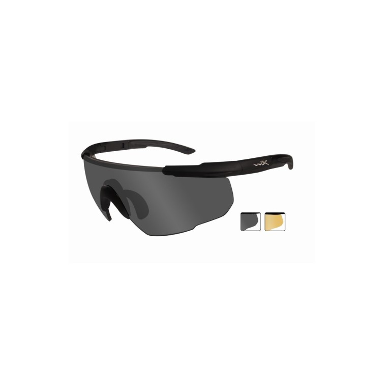 OCHELARI CU PROTECTIE BALISTICA MODEL SABER ADVANCED - SMOKE/LIGHT RUST - MATTE BLACK FRAME