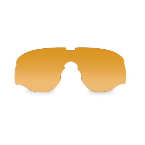 WILEY X BALLISTIC PROTECTION GLASSES ROGUE COMM TEMPLES GREY/CLEAR/RUST LENSES TAN FRAME