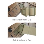 WILEY X SPEAR ARC RAIL ATTACHMENT SYSTEM BLACK