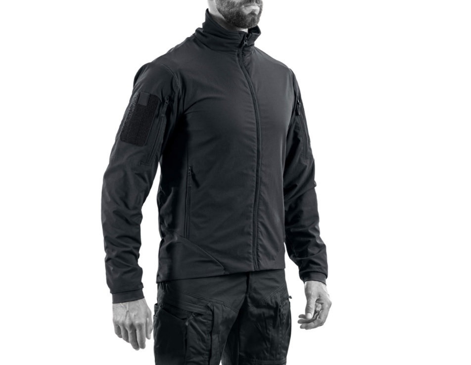 TACTICAL SOFTSHELL JACKET - MODEL HUNTER FZ GEN.3 - BLACK