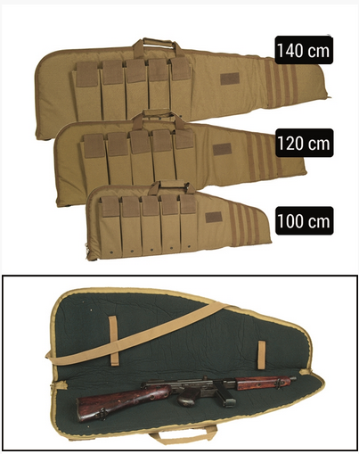 Geanta transport cu port-incarcatore - coyote - 140 cm