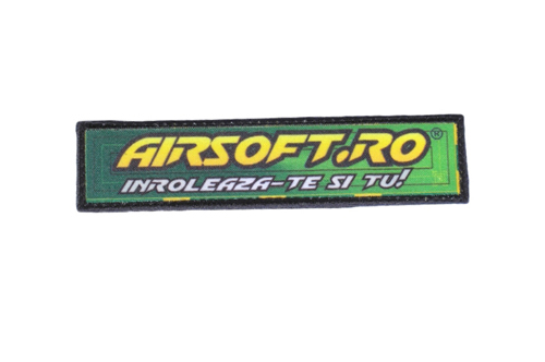 Patch airsoft.ro - dreptunghiular