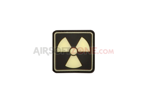 Patch cauciuc - radioactive - glow in the dark