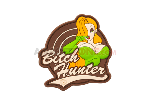 PATCH CAUCIUC BITCH HUNTER - MULTICAM