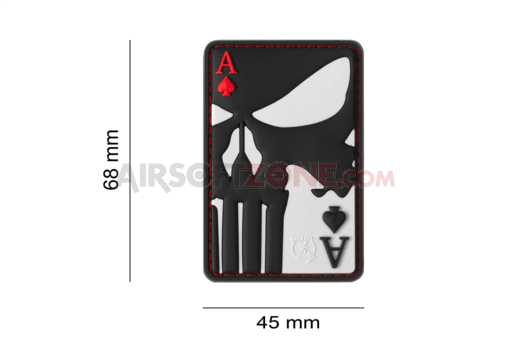 PATCH CAUCIUC PUNISHER ACE OF SPADES - COLOR - 1 | YEO