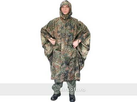 PONCHO MODEL RIPSTOP (FLECKTARN)