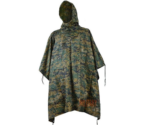 Poncho model ripstop (woodland-digital)