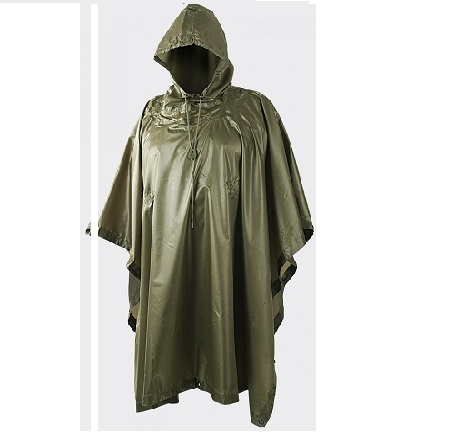 PONCHO OLIVE GREEN