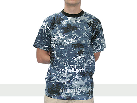 Tricou cu maneca scurta fleckskyblue