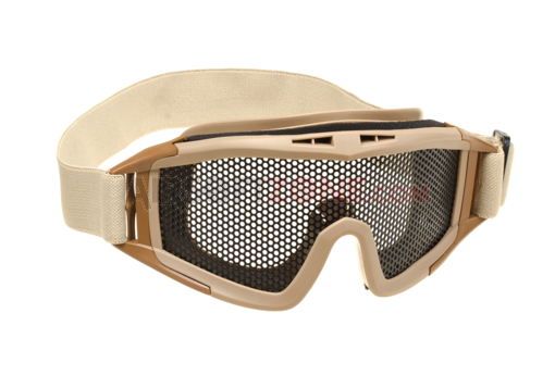 Ochelari de protectie model dlg steel mesh - tan