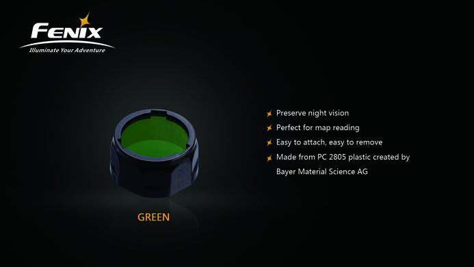 FILTRU ADAPTOR AOF-S - VERDE