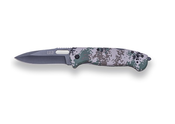 BRICEAG CU CLIP - 8.5 CM / MANER CAMUFLAJ