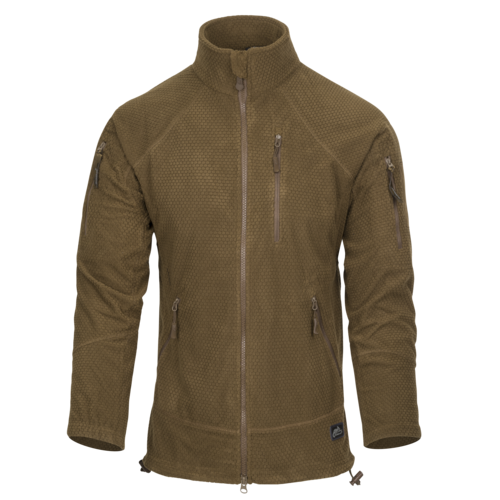 HELIKON JACHETA TACTICA ALPHA - GRID FLEECE - COYOTE - imagine 3