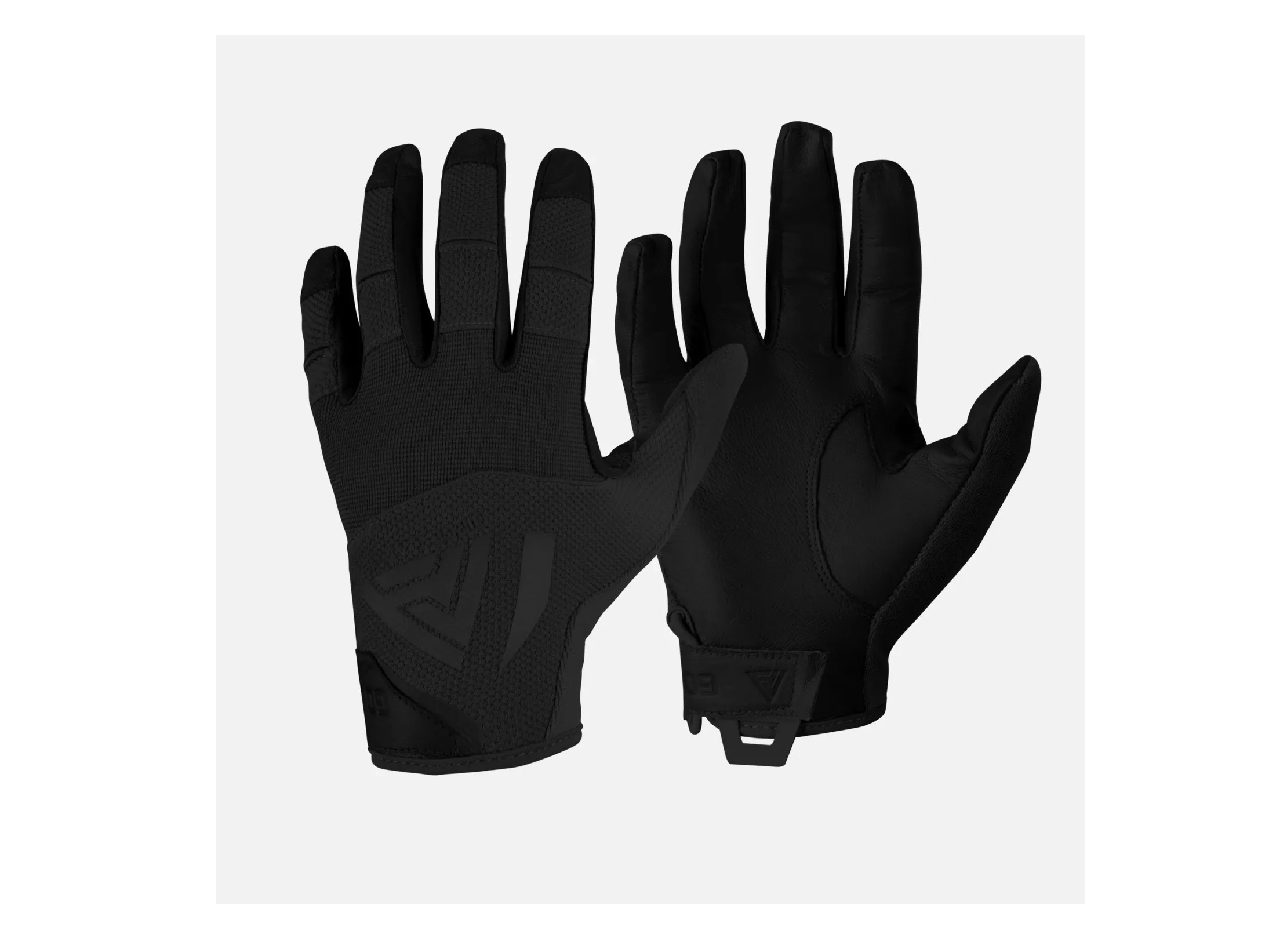 MANUSI MODEL DIRECT ACTION HARD - PIELE - BLACK