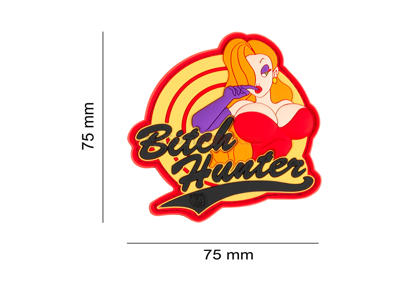 PATCH CAUCIUC BITCH HUNTER - COLOR - 1 | YEO