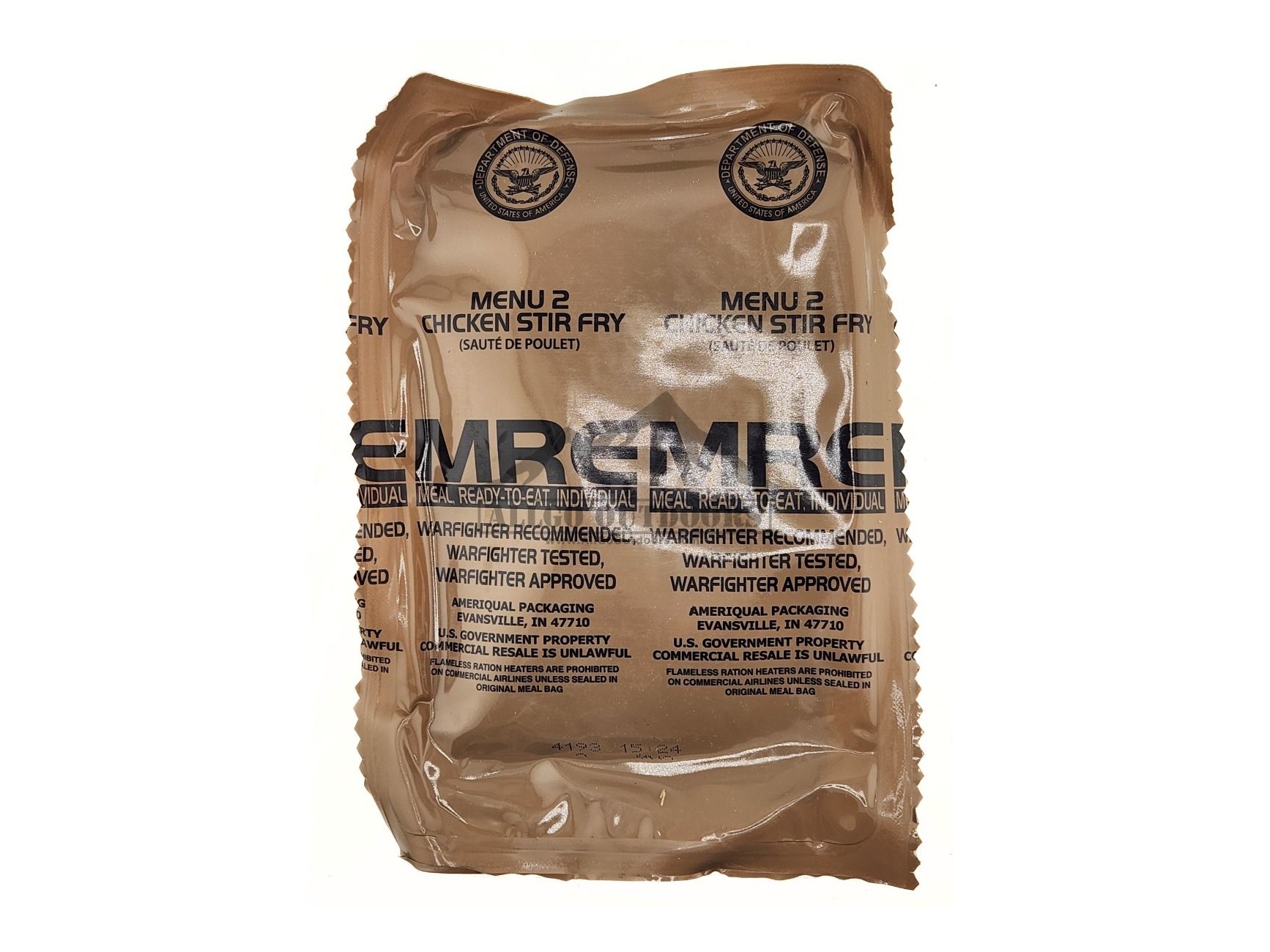 MRE - MENU 2 - CHICKEN STIR FRY