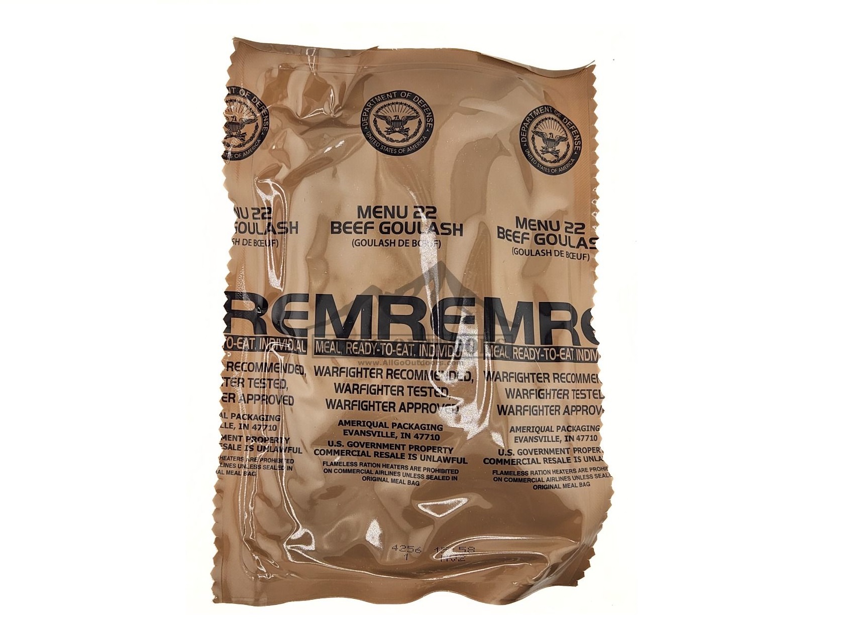 MRE - MENU 22 - BEEF GOULASH
